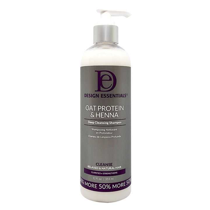 DESIGN Oat Protein & Henna Deep Cleansing Shampoo