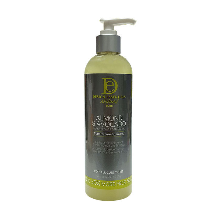DESIGN Natural Alm & Avoc Detangling Shampoo 12oz