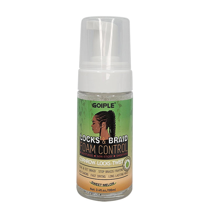 GOIPLE Locks & Braid Foam Mousse - Sweet Melon 3.4oz