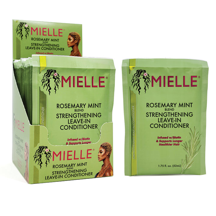 MIELLE Display Pack Rosemary Mint Leave-In Conditioner (12Pk)