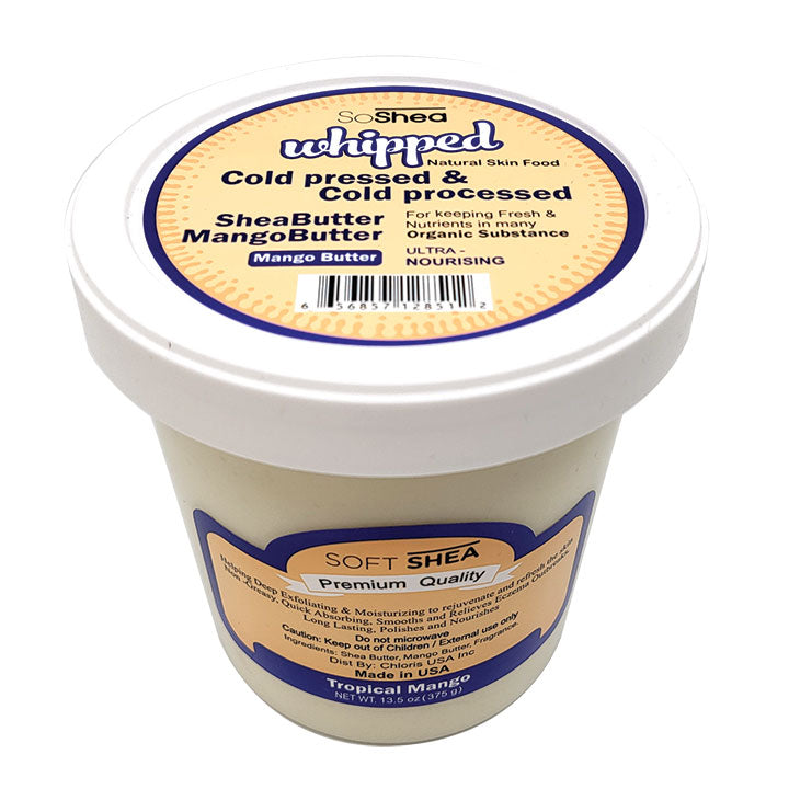 SOSHEA Whipped Shea Butter Mango Butter & Shea Butter