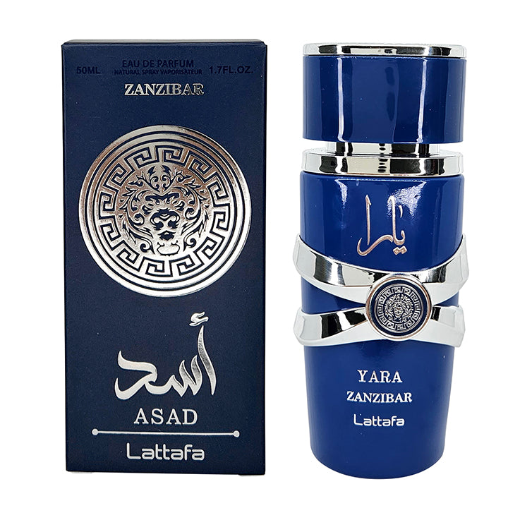LATTAFA ASAD Zanzibar Perfume Spray (Blue) 50ml