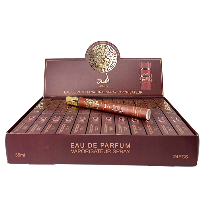 LATTAFA ASAD Bourbon Perfume Stick Spray (Brown) (24pcs/pk)