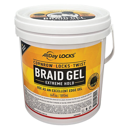 ALLDAY Locks Braid Gel 64oz