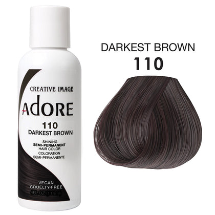 ADORE COLOR # 110 - Darkest Brown 