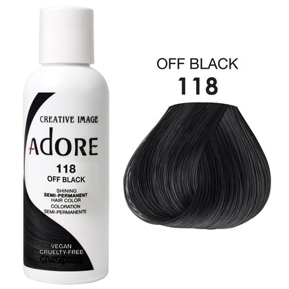 ADORE COLOR # 118 - Off Black 