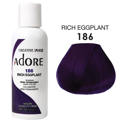 ADORE COLOR # 186 - Rich Eggplant 