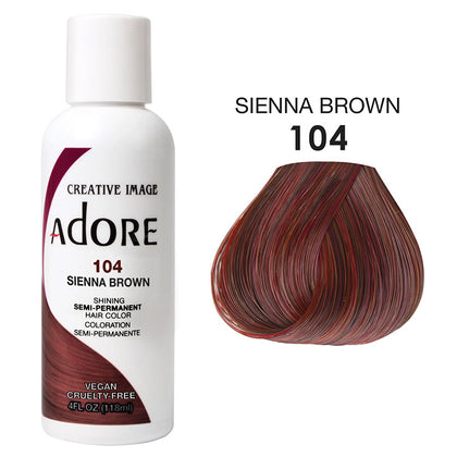 ADORE COLOR # 104 - Sienna Brown 
