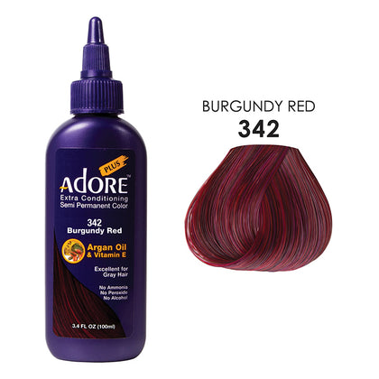 ADORE PLUS COLOR # 342 - Burgundy Red 