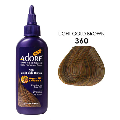 ADORE PLUS COLOR # 360 - Light Gold Brown 