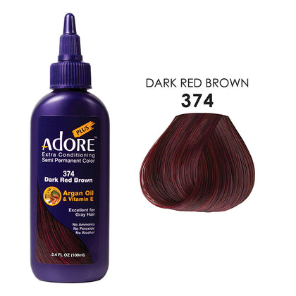 ADORE PLUS COLOR # 374 - Dark Red Brown 