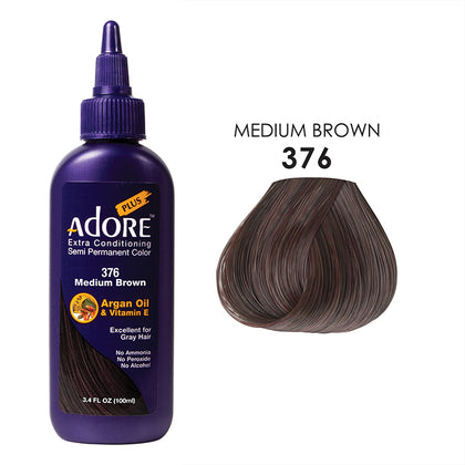 ADORE PLUS COLOR # 376 - Med Brown 