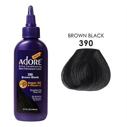 ADORE PLUS COLOR # 390 - Brown Black 