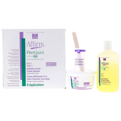AFFIRM Fiber Guard Sensitive Scalp Relaxer Kit* 9pk **NO BOTTLE INCLUDED**