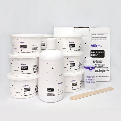 AFFIRM Dry & Itchy Sensitive Scalp Relaxer Kit* 9pk **NO BOTTLE INCLUDED**