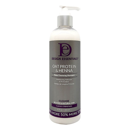 DESIGN Oat Protein & Henna Deep Cleansing Shampoo
