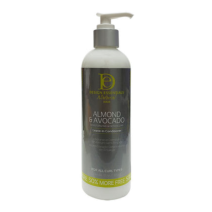 DESIGN Natural Alm & Avoc Detangling Leave-In Conditioner 12oz