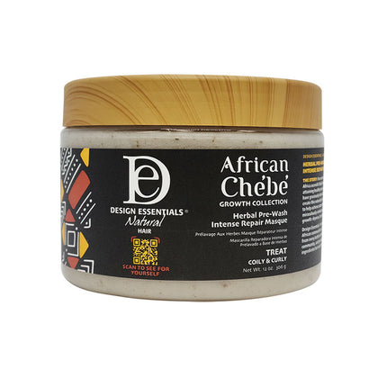 DESIGN African Chebe Growth Herbal Pre-Wash Intense Repair Masque 