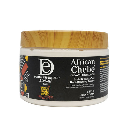 DESIGN African Chebe Growth Braid & Twist-Out Strengthening Creme 