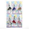 Fashion Keychain Pack - Mini Sneaker w/ Wrist Strap (12pcs) | Item# 2725-10 (Assorted Colors)