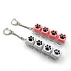 Fidget Toys - LED Keycap Keychain E - Cat Paw (2 Colors / 12pcs)