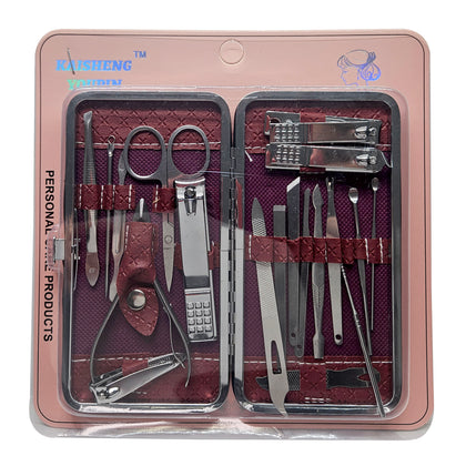Personal Care Products w/ Case Large - Burgundy (6 SET)