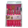 Make-Up Brush Set A - Hot Pink (12 SET)