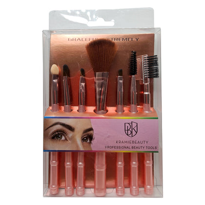 Make-Up Brush Set A - Pink (12 SET)