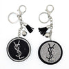Fashion Keychain Pack - Luxury Letter Round (12pcs) | Item# 2725-19