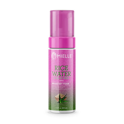 MIELLE Rice Water & Aloe Braid Set Foam