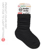 WONDER SOCKS SLOUCH Kids - BLACK