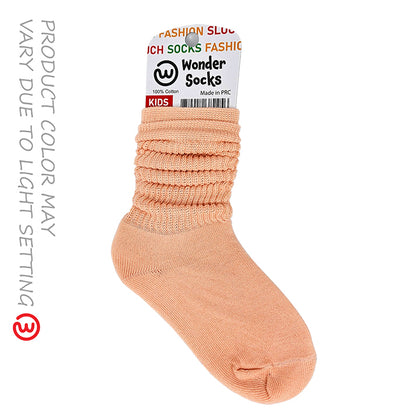 WONDER SOCKS SLOUCH Kids - SALMON