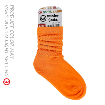 WONDER SOCKS SLOUCH Kids - SUNKISSED ORANGE