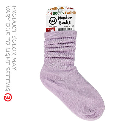 WONDER SOCKS SLOUCH Kids - PASTEL VIOLET
