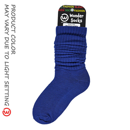 WONDER SOCKS SLOUCH - ROYAL BLUE