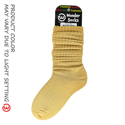 WONDER SOCKS SLOUCH - BUTTER BEIGE