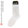 WONDER SOCKS SLOUCH - WHITE