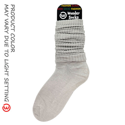 WONDER SOCKS SLOUCH - LITE GRAY