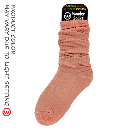 WONDER SOCKS SLOUCH - SALMON