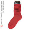 WONDER SOCKS SLOUCH - RUBY RED
