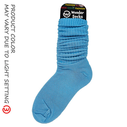 WONDER SOCKS SLOUCH - SKY BLUE