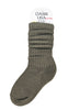 SLOUCH SOCKS - Charcoal (Junior)