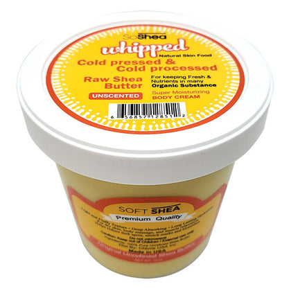 SOSHEA Whipped Shea Butter Unscented Yellow - Original