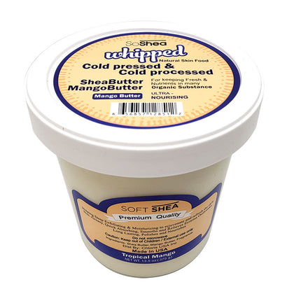 SOSHEA Whipped Shea Butter Mango Butter & Shea Butter