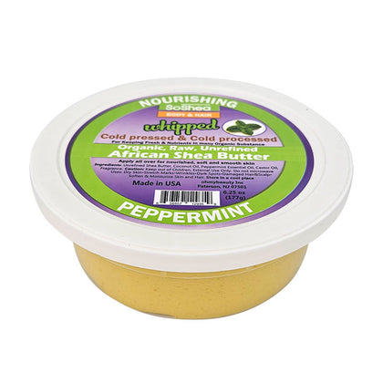 SOSHEA Whipped Shea Butter Peppermint
