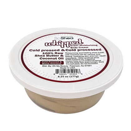 SOSHEA Whipped Shea Butter Black Coconut
