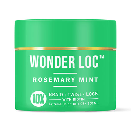 WONDERLOC Braid, Twist, Lock Extreme Hold Gel - Rosemary Mint (Green)