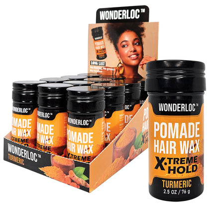 WONDERLOC Pomade Hair Wax Stick - Turmeric