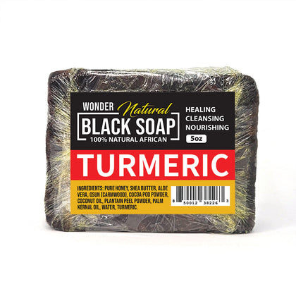 WONDERLOC Natural Black Soap with Turmeric
