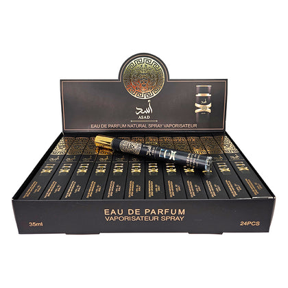 LATTAFA ASAD Perfume Stick Spray (Black) (24pcs/pk)